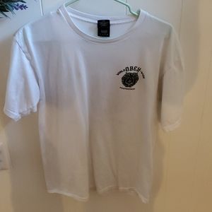 White Obey Medium Tee Shirt